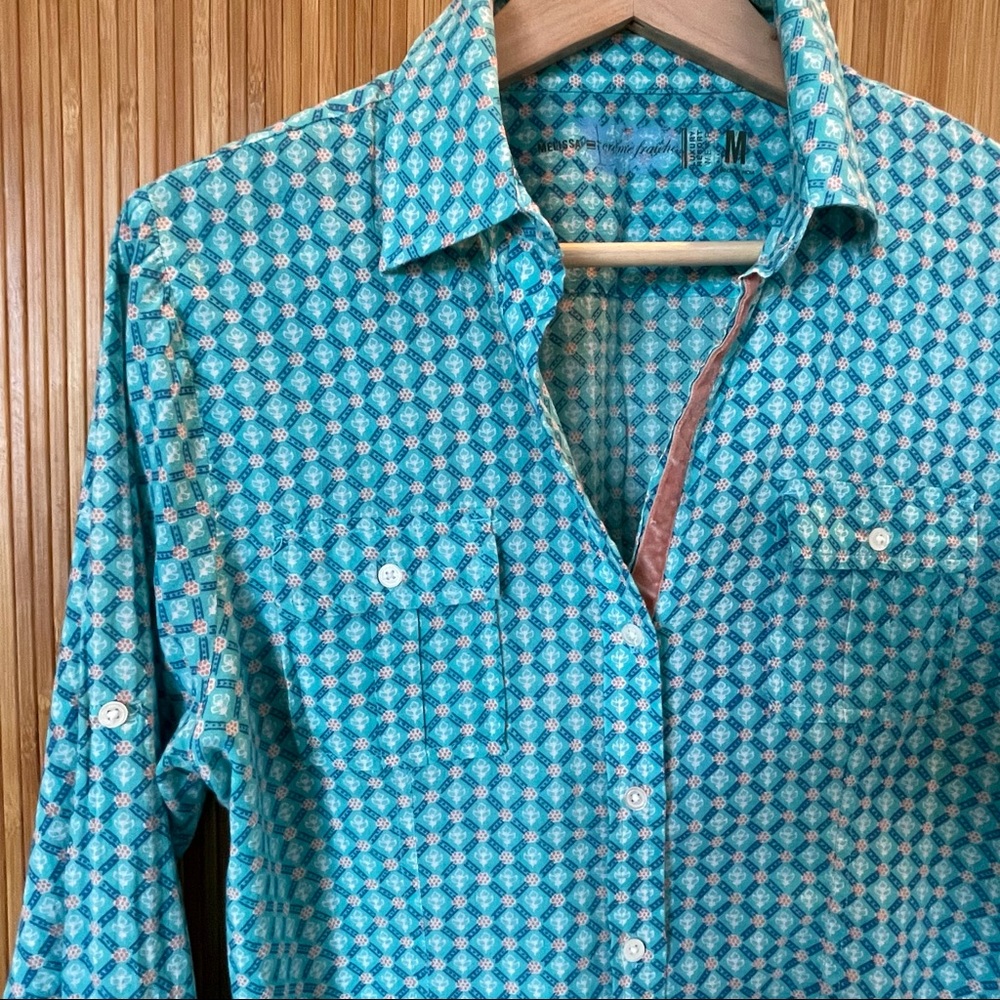 Melissa Creme Fraiche Super Lux Cotton Shirt